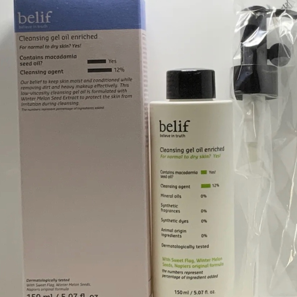 Belif Cleansing Gel Oil enriched New 5.0 fl. Oz new